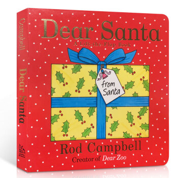 英文原版Dear Santa親愛的聖誕老人聖誕節節日紙闆繪本Dear Zoo同作者 pdf epub mobi 電子書 下載