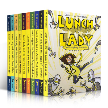 英文原版Lunch Lady系列10册全彩漫画章节桥梁书中小学生英语课外阅读故事书 pdf epub mobi 电子书 下载