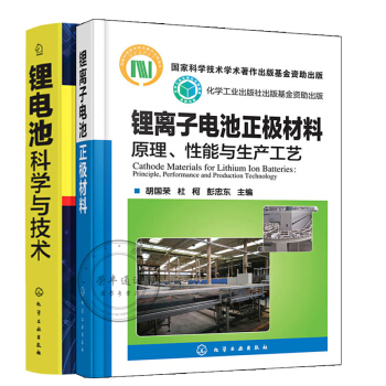 鋰電池科學與技術+鋰離子電池正極材料 原理 性能與生産工藝 鋰離子電池生産加工製造書籍 結