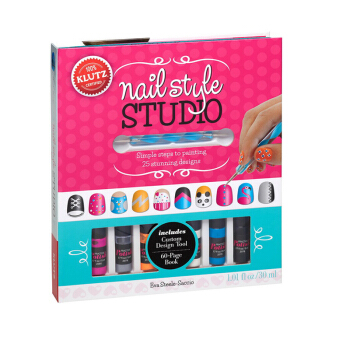 英文女孩美甲指甲油玩具套装 Klutz Nail Style Studio 儿童手工DIY指甲艺术 pdf epub mobi 电子书 下载