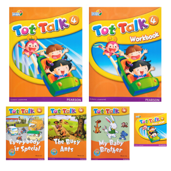 培生朗文幼兒英語教材 tot talk（學生書 練習冊 dvd 3本繪本）套裝 4級彆 學生套裝 pdf epub mobi 電子書 下載