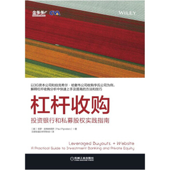 杠杆收购 投资银行和私募股权实践指南 杠杆收购分析方法技巧书籍 投资银行业务教材注册估值分析师j3c pdf epub mobi 电子书 下载