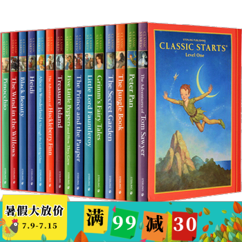 Sterling Classic Starts Series Level1开始读经典名著 15册套装 格林童话 彼得潘 爱丽丝 匹诺曹 金银岛 英文原版儿童读物 世界经典名著 儿童小说 pdf epub mobi 电子书 下载