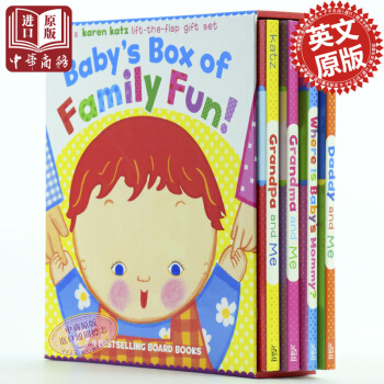 凯伦卡茨 Karen Katz 纸板书盒装 英文原版 Baby's Box of Fami pdf epub mobi 电子书 下载