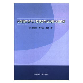 大型秸秆沼气工程温室气体减排计量研究 农业/林业 书籍 pdf epub mobi 电子书 下载