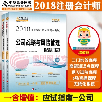 注册会计师2018教材中华会计网校 梦想成真 cpa2018 注会 cpa战略 应试指南 pdf epub mobi 电子书 下载
