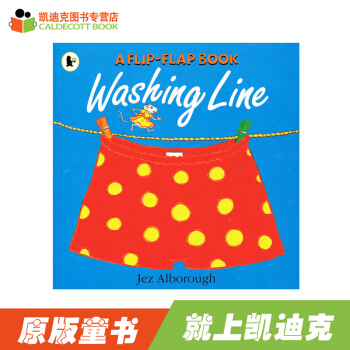 英文原版繪 交錯頁翻翻書 A Flip-Flap Book:Washing Line吳敏 pdf epub mobi 電子書 下載