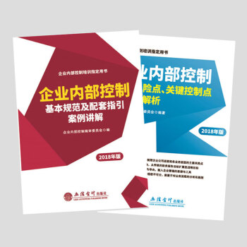 2018新版企業內部控製基本規範及配套指引案例講解 企業內部控製主要風險點 企業內部控製套裝 pdf epub mobi 電子書 下載
