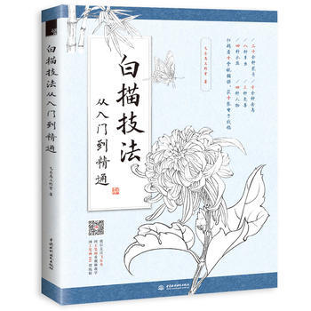 白描技法從入門到精通 白描繪製技法繪畫基礎教程書籍 飛樂鳥 白描入門 零基礎學白描私教課程 國畫入門