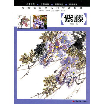 正版 写意花鸟画入门技法指导:紫藤 魏本雄 书店 中国画技法书籍 pdf epub mobi 电子书 下载