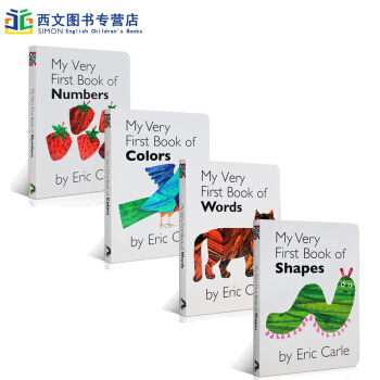 预售 艾瑞卡尔爷爷 My Very First Book of Words 儿童启蒙纸板 pdf epub mobi 电子书 下载