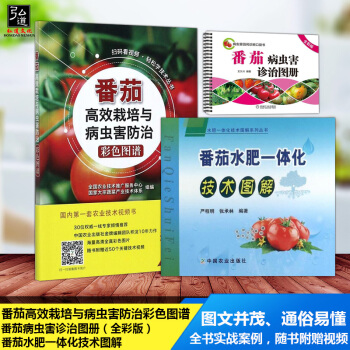 扫码看视频 西红柿番茄高效种植栽培技术大全书籍 番茄高效栽培与病虫害防治彩色图谱+番茄水肥一体化技 pdf epub mobi 电子书 下载