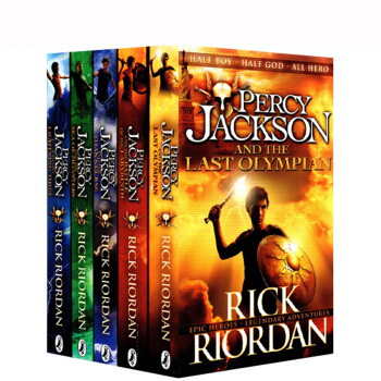 英文原版小說 Percy Jackson 波西傑剋遜與神火之盜全5冊 希臘神話少年冒險版 pdf epub mobi 電子書 下載