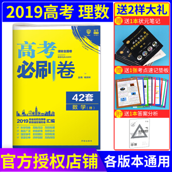 现货理想树67高考2019新版高考必刷卷42套理数 新高考模拟试题汇编 高考系列高三高考冲刺模拟卷