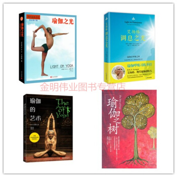 全4册 艾扬格瑜伽教材全套 含瑜伽之光 瑜伽树 调息之光 瑜伽的艺术等 女性健康健身书籍 pdf epub mobi 电子书 下载