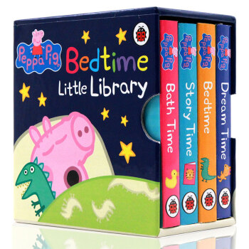 英文原版Peppa Pig Bedtime Little Library 小猪佩奇手掌书 pdf epub mobi 电子书 下载
