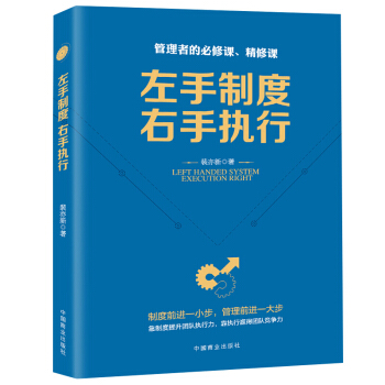 正版 左手制度右手执行 麦肯锡管理书籍不可复制的领导力创业企业管理书籍管理方面的书 pdf epub mobi 电子书 下载