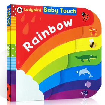英文原版 Baby Touch: Rainbow宝宝触摸书 彩虹全彩大开本纸板书 单词 pdf epub mobi 电子书 下载