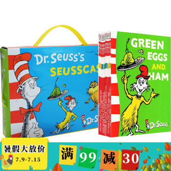 Dr.Seuss'S Seusscase 蘇斯博士兒童啓濛認知繪本10冊 廖彩杏書單 英文原版