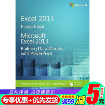 微軟Excel 2013 用PowerPivot 建立數據模型 excel2013教程書籍 exce