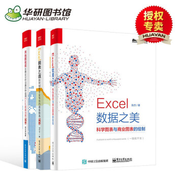 华研图书馆 Excel图表之道+用地图说话+Excel数据之美exce图表制作教程书 全3册 Exc pdf epub mobi 电子书 下载