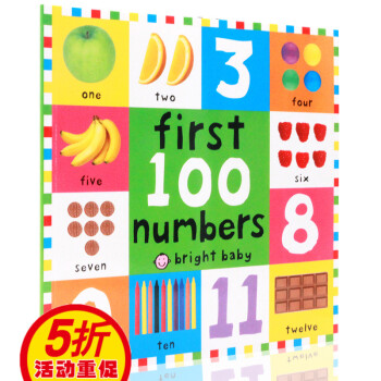 英文原版繪本First 100 numbers 寶寶的100個英語數字 兒童啓濛學習平裝書 pdf epub mobi 電子書 下載