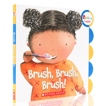 英文原版进口 幼儿行为习惯养成绘本 Brush, Brush, Brush! 我爱刷牙！纸板书 pdf epub mobi 电子书 下载