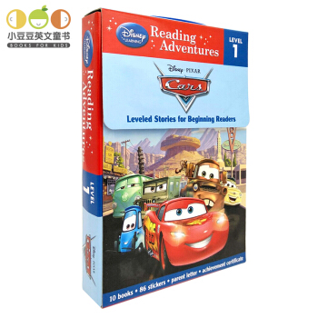 英文原版Reading Adventures Cars level 1 迪士尼係列套裝 [4-8歲] pdf epub mobi 電子書 下載
