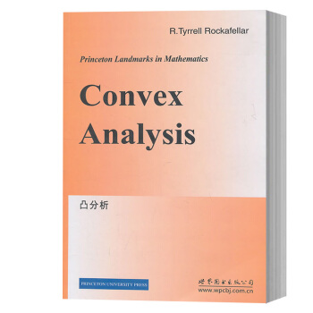 凸分析 英文版 洛剋菲拉 世界圖書齣版公司 Convex Analysis/Rockafellar pdf epub mobi 電子書 下載