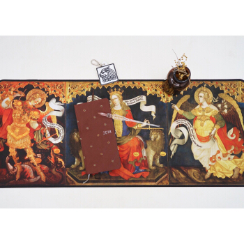 正義女神與天使祭壇繪畫工作墊 法律齣版社旗艦店 pdf epub mobi 電子書 下載