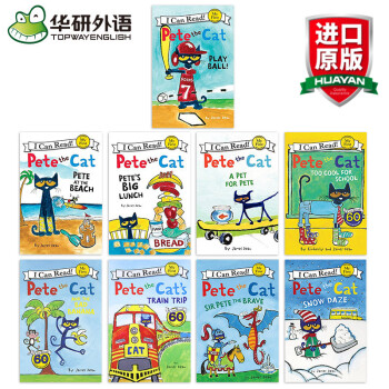 原版皮特貓9冊 英文原版繪本 Pete the Cat I Can Read My first 幼 pdf epub mobi 電子書 下載