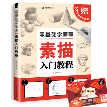 素描书入门自学零基础飞乐鸟学画画素描入门教程 绘画自学素描书学画画书入门教材绘本速 pdf epub mobi 电子书 下载