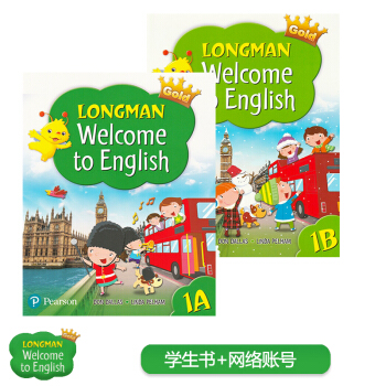 新香港朗文英语教材Longman Welcome to English 学生用书带网络账号 1级别 A+B级别学生书