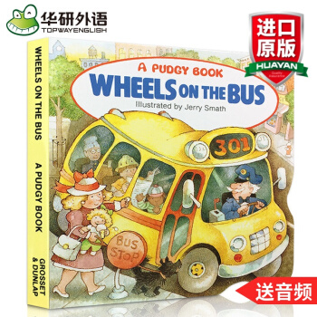 原版巴士上的车轮 英文原版 纸板书 Wheels on the Bus 哗哗巴士子儿童绘本 手掌 pdf epub mobi 电子书 下载