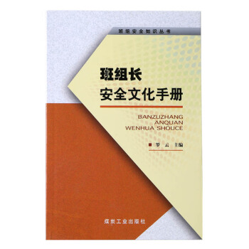 【全新正版】班組長安全文化手冊 羅雲編 煤炭工業齣版社 煤礦煤炭安全類圖書書籍A pdf epub mobi 電子書 下載