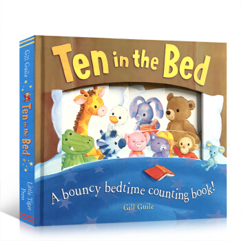 英文原版Ten in the Bed 十个玩具在床上 儿童启蒙数数故事书 吴敏兰推荐亲子晚安童谣儿歌 pdf epub mobi 电子书 下载