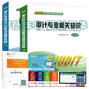 现货送课件2018年初级中级审计师考试教材上下册审计专业相关知识+审计理论与实务含考试大纲全套2本 pdf epub mobi 电子书 下载