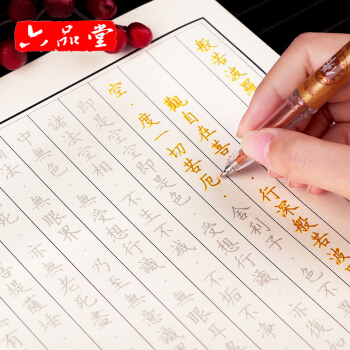 心经抄经本佛经全套金刚经大悲咒地藏经书手抄本练硬笔初学者字帖 抄经本套装 套餐B:【楷书17本+凹槽1本】18本 送40支笔 pdf epub mobi 电子书 下载