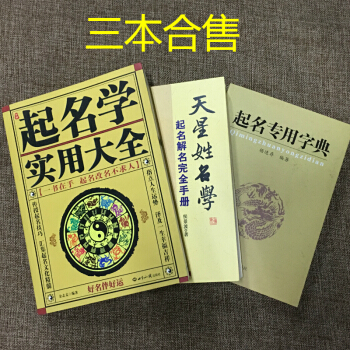 中国起名学实用大全 金志文+起名专用字典+天星姓名学 套装3本起名解名完全手册 易经姓名学