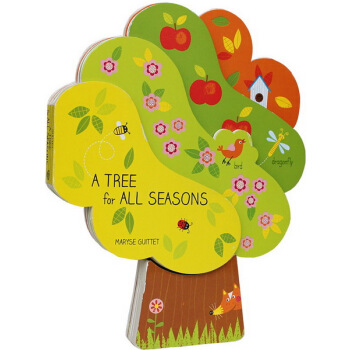 英文原版绘本 A Tree for All Seasons 绘本纸板 小树造型翻翻书 认识四季变化 pdf epub mobi 电子书 下载
