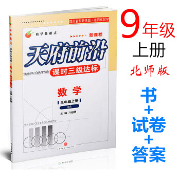 北师版 2018版天府前沿 课时三级达标 数学 九年级上册 BS【附答案和单测试卷】初三9年级上册 pdf epub mobi 电子书 下载