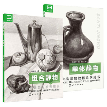 套装2本 素描基础教程系列用书 组合静物+单体静物 pdf epub mobi 电子书 下载