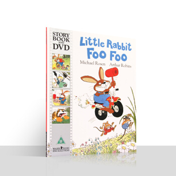原版英文绘本Little Rabbit Foo Foo小兔子福福亲子阅读儿童故事书附DVD光盘