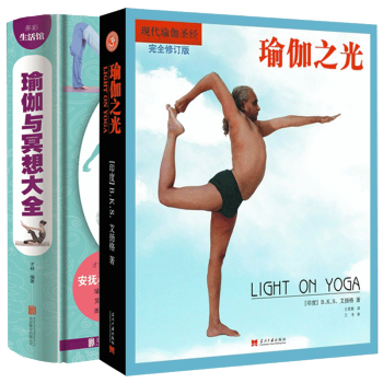 瑜伽之光+瑜伽與冥想大全2冊 正版 艾揚格 入門完全版 瑜伽書籍教程大全零基礎圖解減肥塑身健身 産後 pdf epub mobi 電子書 下載
