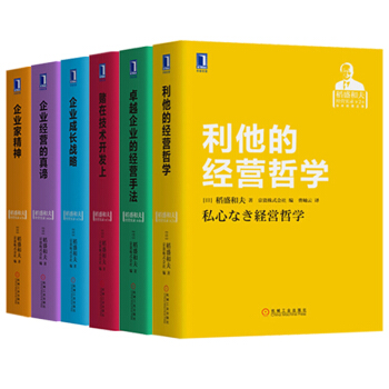包邮稻盛和夫经营实录全6册卓越企业的经营手法+企业经营+利他的经营+赌在技术+成长战略+精神 pdf epub mobi 电子书 下载