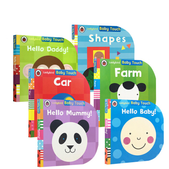 英文原版Ladybird Baby Touch 係列6本寶寶觸摸書兒童啓濛紙闆書6冊 pdf epub mobi 電子書 下載