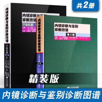 内镜诊断与鉴别诊断图谱：上消化道+下消化道（第2版）共2册消化系统疾病胃镜诊断 医学影像经典图书 pdf epub mobi 电子书 下载