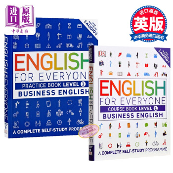 【中商原版】人人學英語商務英語1課本+練習冊2冊套裝英文原版english for everyone pdf epub mobi 電子書 下載