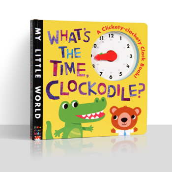 鰐魚，鰐魚幾點瞭?兒童寶寶早教啓濛英文原版繪本 時鍾認知 撕不爛紙闆書 精裝 pdf epub mobi 電子書 下載