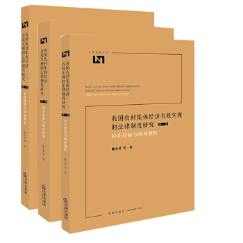 我国农村集体经济有效实现的法律制度研究 3本套 套装 pdf epub mobi 电子书 下载